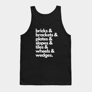 Bricks & Brackets & Plates & Slopes Tank Top